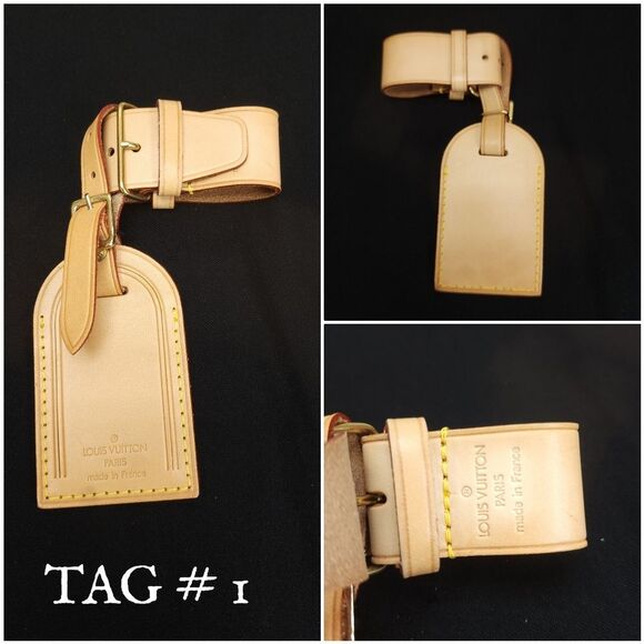 Authentic Louis Vuitton Luggage Tag & Poignant - NEW - Picture 4 of 16